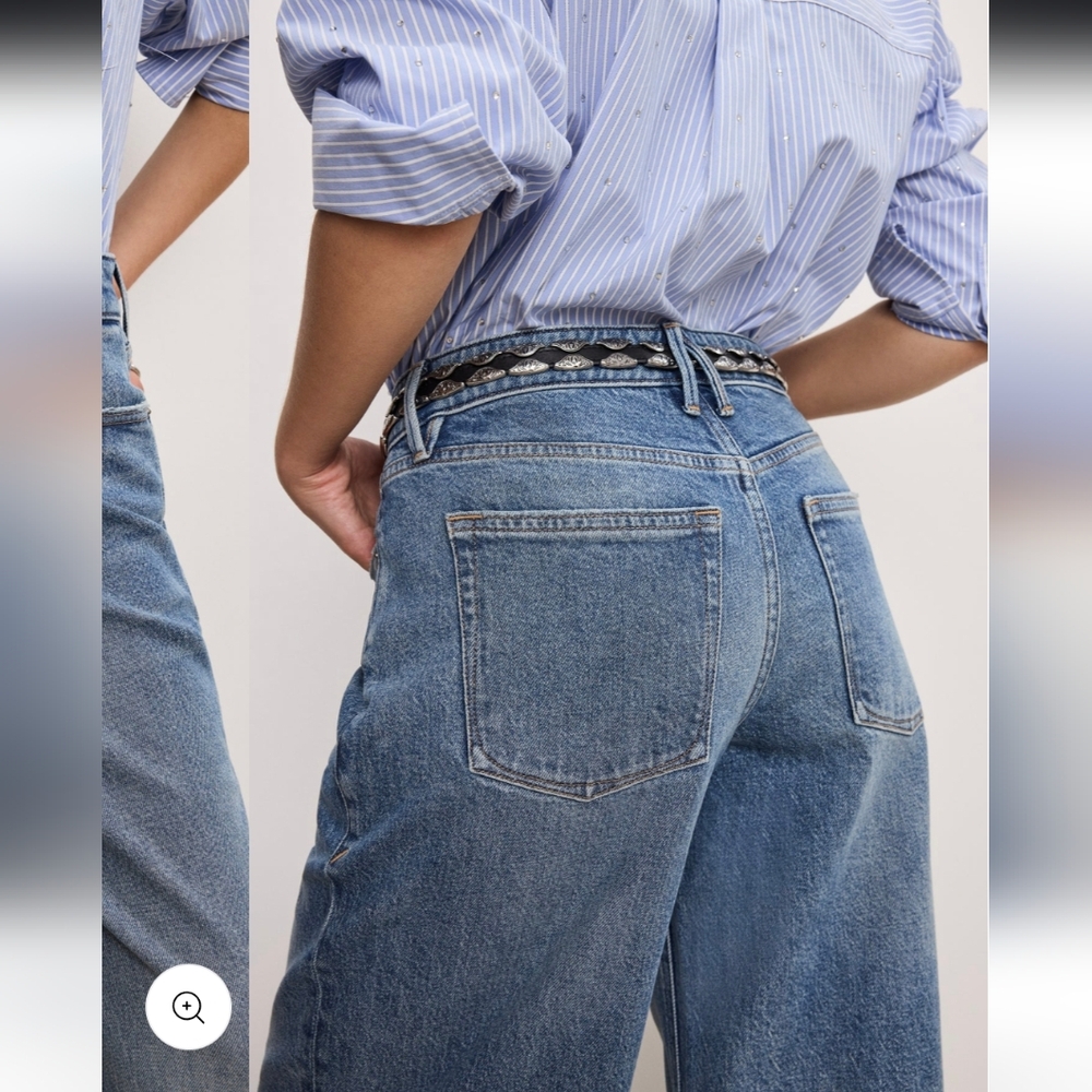 Good American Good Ease Petite Relaxed Jeans- 10/30 - Picture 10 of 14
